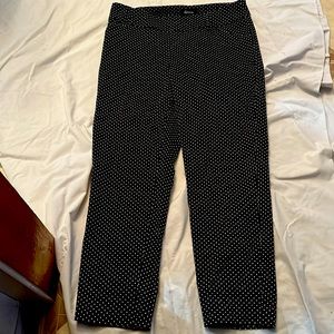 Polka dot dress pants